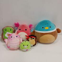 Bundle of Six Assorted Squishmallows Plush Toys