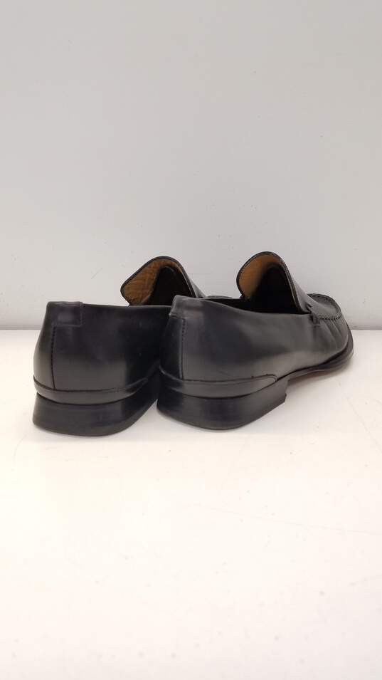 Bruno Magli Henri Black Leather Loafers Shoes Men's Size 12 M image number 4