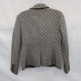 Talbots Gray Wool Blend Blazer Button Up Jacket Size 4p alternative image