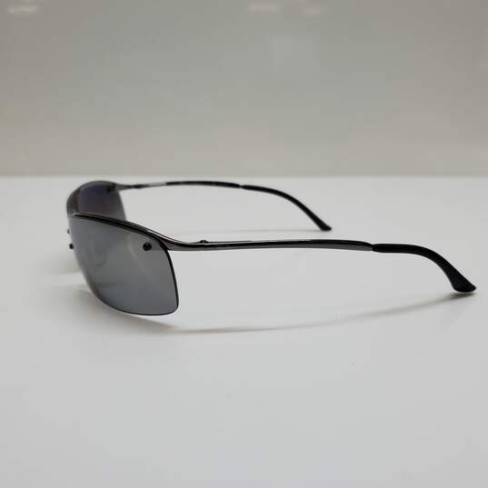 RAY-BAN RB3183 'TOP BAR' WRAP SUNGLASSES SIZE 63x15 image number 3