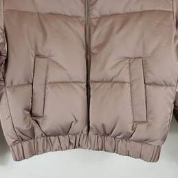 Abercrombie & Fitch Women's Tan Puffer Jacket SZ S NWT alternative image