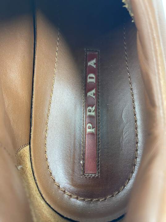 Authentic Prada Brown Sneaker M 9.5 image number 6