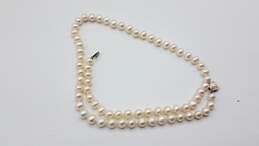 925 Sterling Silver and Pearl Necklace