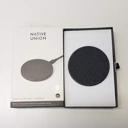 Native Union Drop Wireless Charger Fabric Slate Gray alternative image