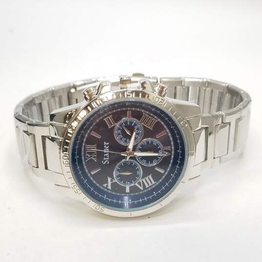 Men's Stauer Stainless Steel Watch image number 7
