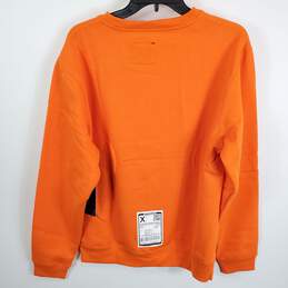 Rutherford Men Orange Graphic Sweatshirt M NWT alternative image