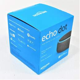 Amazon Echo Dot 3rd Gen Smart Speaker with Alexa - Charcoal Sealed alternative image