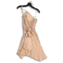 C/MEO Collective Womens Pink Sleeveless Asymmetrical Hem Fit & Flare Dress Sz S alternative image