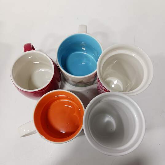 Bundle of 5 Assorted Starbucks ceramic mugs image number 3