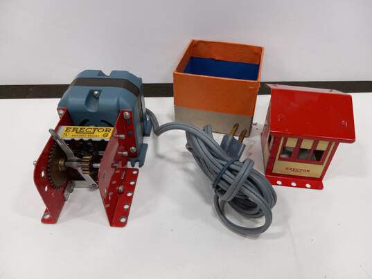Vintage Erector No. 6 1/2 All Electric Construction Toy Set IOB image number 8