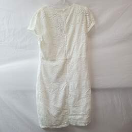 Angela Women Plus 1XL White Dress alternative image