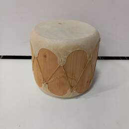 Wood Double Sided Drum alternative image