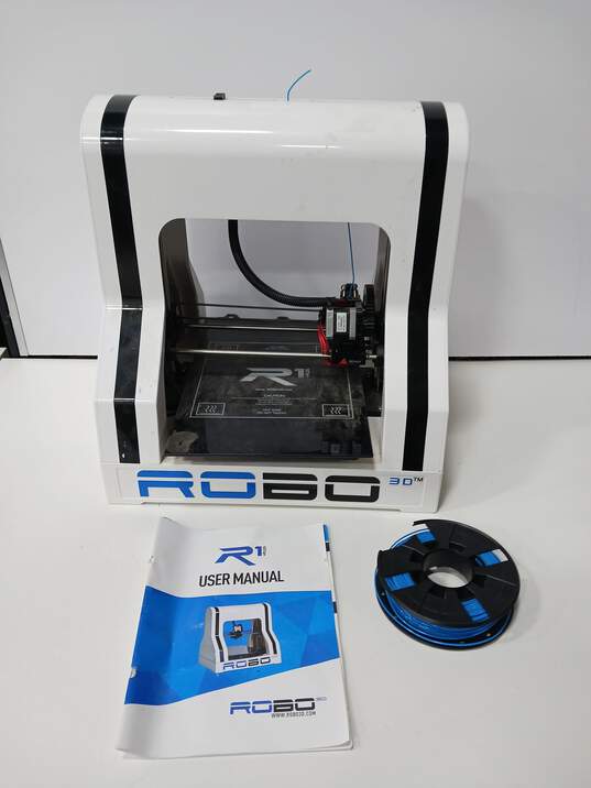Robo 3D Printer R1 With Blue Filament image number 1