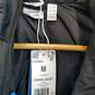 Adidas black and white insulated puffer jacket kid's M nwt image number 3