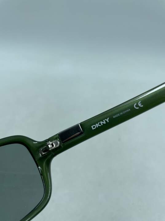 DKNY Green Rectangle Sunglasses image number 6
