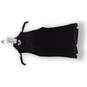 Womens Black Solid Sequin Sleeveless Sheath Mini Dress Size Medium image number 1