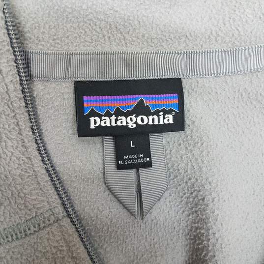 Patagonia Gray Full Zip Sweater Jacket Adult Size L image number 2