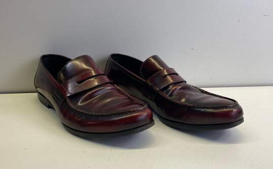 Harrys of London Burgundy Slide Dress Shoe Men 10 image number 3