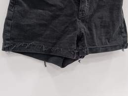 Madewell Women's Black Denim High Rise Cut-Off Jeans Size 28 alternative image