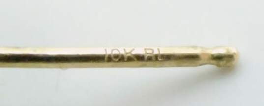 Romantic 10k Yellow Gold Pearl CZ Peridot Stud & Drop Earrings 1.4g image number 5