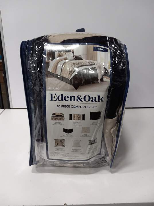 Eden & Oak 10pc. King Sized Comforter Set in Original Packaging image number 4
