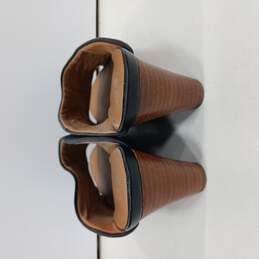 Franco Sarto Wedged Heel Slip-On Sandals Size 8M alternative image