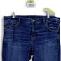Mens Blue Denim Medium Wash Mid Rise Stretch Straight Jeans Size 38X30 image number 3