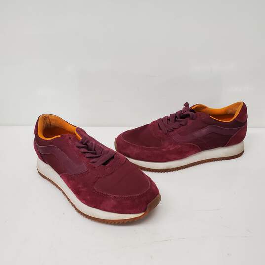 Vans Ultra Cush Burgundy Suede Lace up Sneakers Size 4.0 image number 2