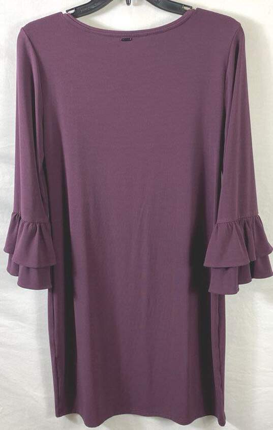 White House Black Market Women Purple Blouse S image number 2