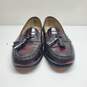 Cole Haan Burgundy Leather Tassel Loafers Men's Size 9.5 image number 2