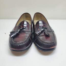 Cole Haan Burgundy Leather Tassel Loafers Men's Size 9.5 alternative image