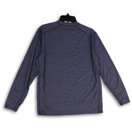 Mens Blue Crew Neck Long Sleeve Pullover Activewear T-Shirt Size Medium alternative image