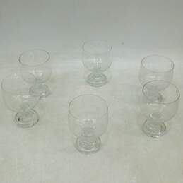 Orrefors Crystal Boheme Water Goblet Drinking Glasses Set of 6