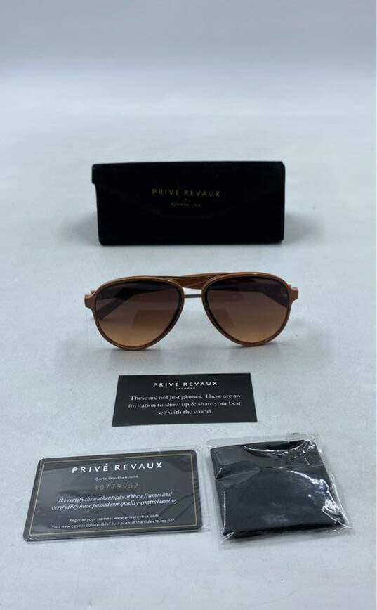 Prive Revaux X Adriana Lima Brown Sunglasses - Size One Size image number 2