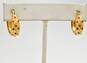 14K Yellow Gold Colorful Accent Mini Hoop Earrings 1.7g image number 2