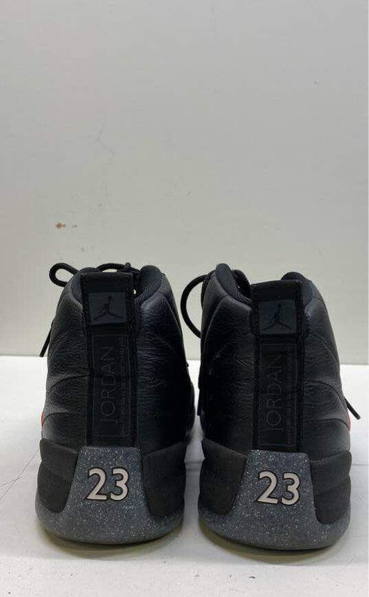 Jordan 12 Utility Grind Black Athletic Shoes Men's Size 7.5 image number 4
