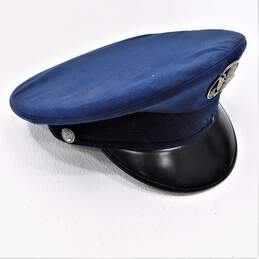 Vintage USAF Air Force Military Uniform Service Cap Hat Size Men's 7