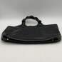 Tory Burch Womens Black Leather Bottom Stud Double Handle Shoulder Handbag Purse image number 4