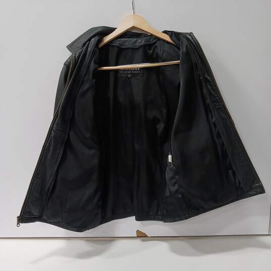 Wilsons Men's Leather Bomber Style Jacket Size Large image number 3