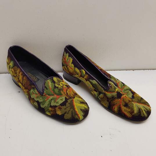 Deliss Vintage Embroidered Loafers Multicolor 10 image number 4