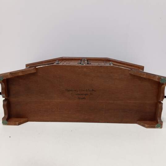 Montgomery Ward & Co Wooden Jewelry Box image number 6