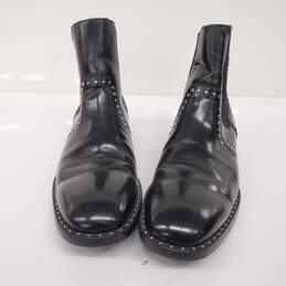 Jimmy Choo Fergus Black Leather Studded Ankle Boots Men's Size 12 alternative image