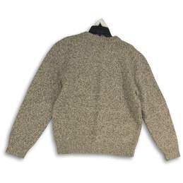 L.L. Bean Womens Gray Knitted Crew Neck Long Sleeve Pullover Sweater Size L alternative image