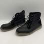Stacy Adams Mens Black Leather Quilted Lace Up Winter Chukka Boots Size 13 image number 2