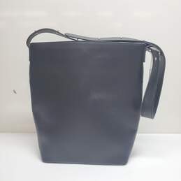 Urban Outfitters Black Vegan Leather Shoulder Bag 15x13.5x5" alternative image