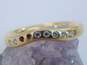 Tiffany & Co Elsa Peretti 18K Yellow Gold 0.10 CTTW Bezel Set Diamond Wedding Band Ring- For Repair 4.0g image number 7