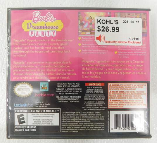 Barbie: Dreamhouse Party Nintendo DS NIB / Sealed image number 2