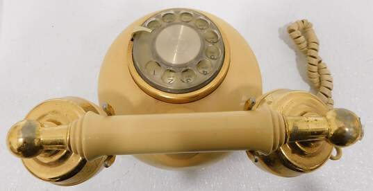 Vintage Western Electric French Princess Style Rotary Telephone Gold image number 4