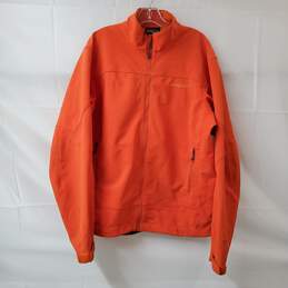 Patagonia Men's Orange Polyester Full-Zip Jacket Size L