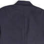 Mens Blue Notch Lapel Flap Pockets Long Sleeve Two Button Blazer Size 40R image number 4